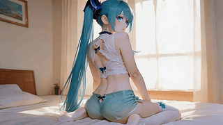 性感背影女孩