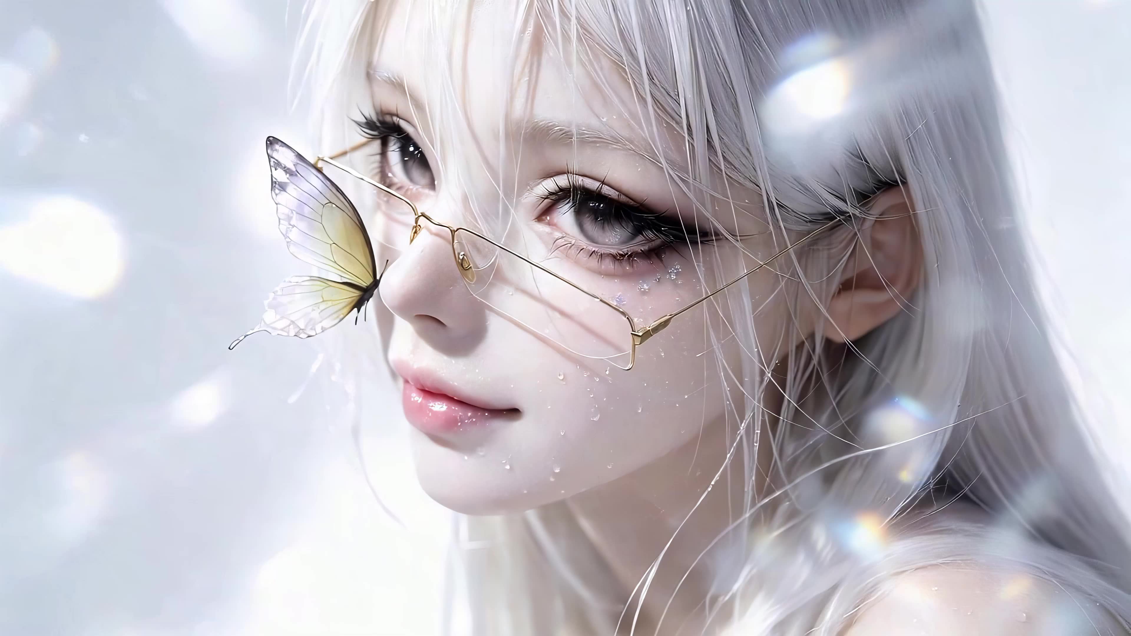 眼镜美女