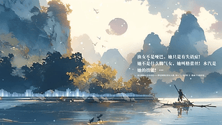 月夜·漓江渔火
