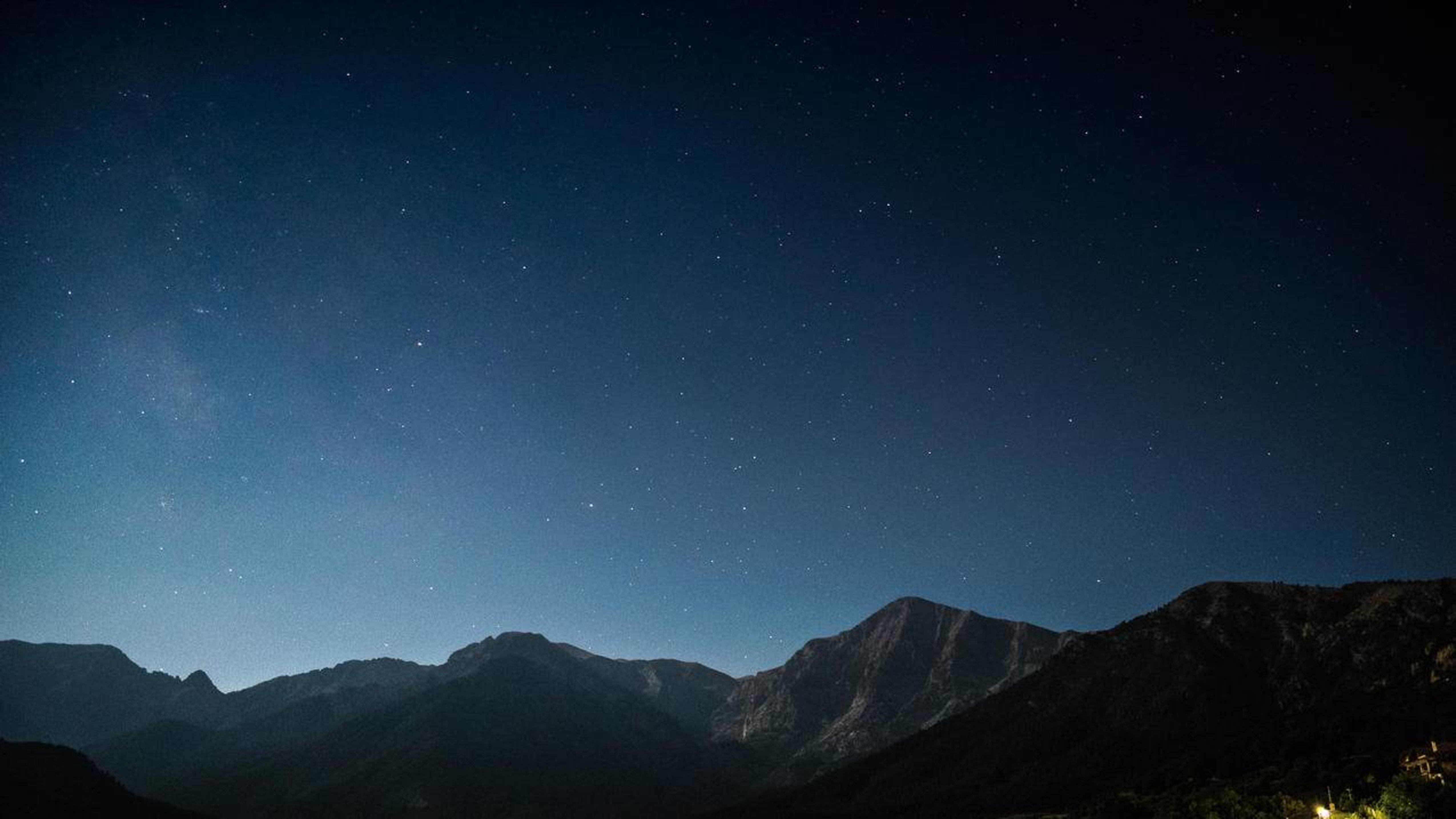 风景山川山峰星空