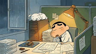雨夜加班的小新
