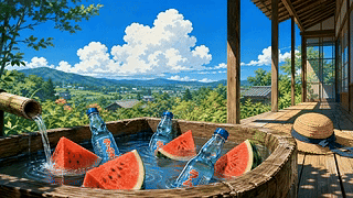 夏日乡村的清凉时刻