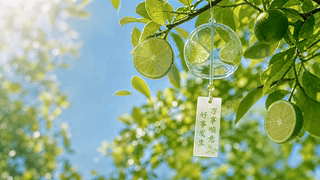 绿叶下的风铃