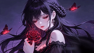 暗黑系玫瑰少女