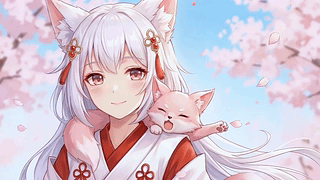 白狐少女