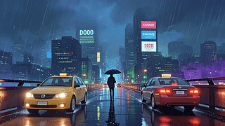 雨中都市