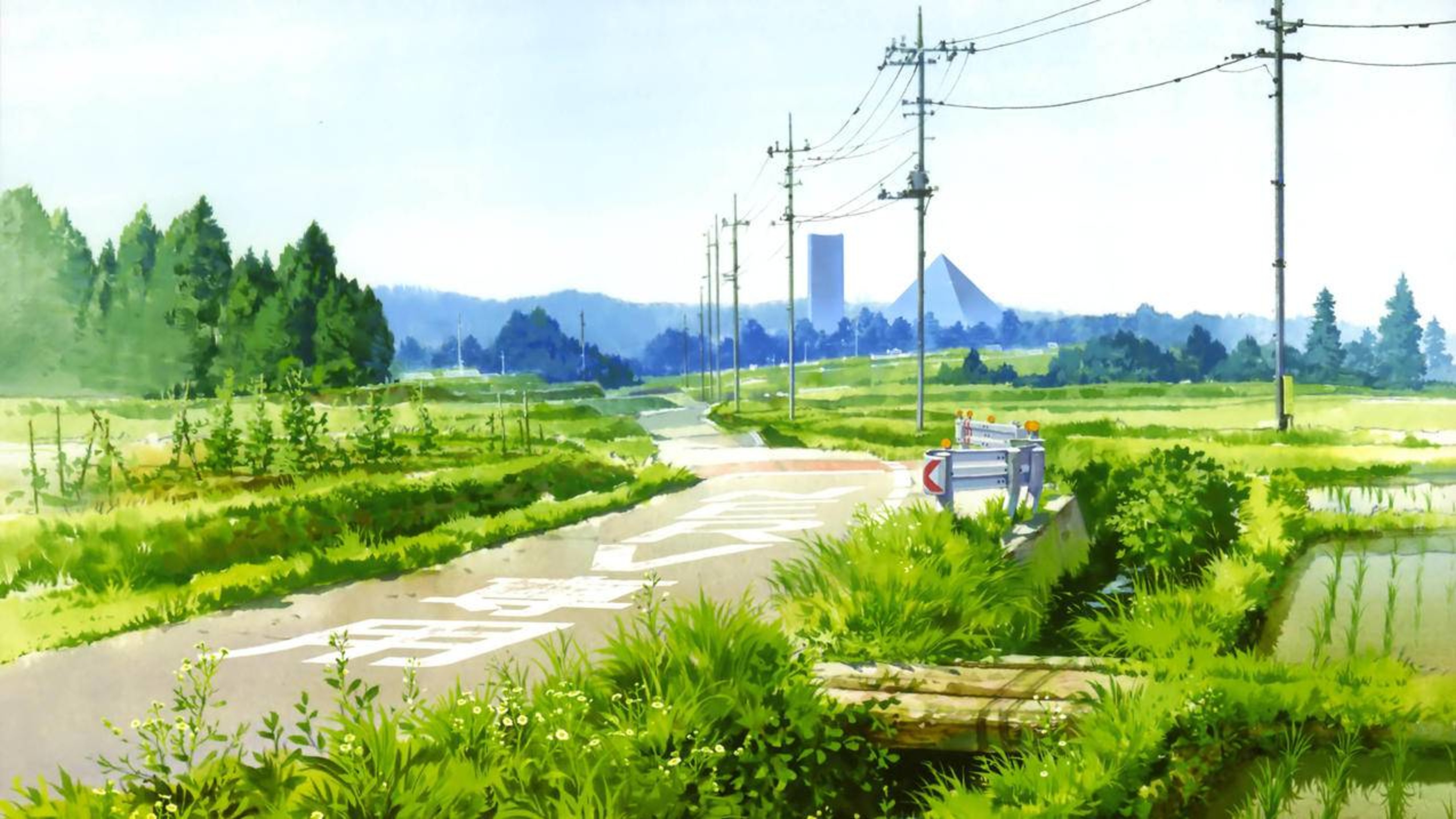 手绘风景