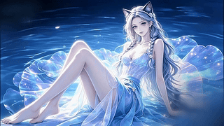 白发动漫少女