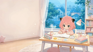 认真学习的阿尼亚