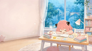 阿尼亚雨天小憩