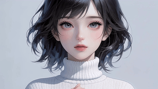 4K短发美少女