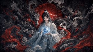 青衣少年（龙）