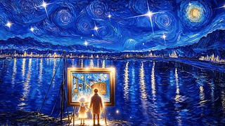 光遇·致梵高·星夜全景