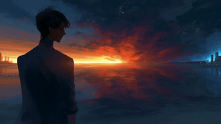 海上晚霞壁纸
