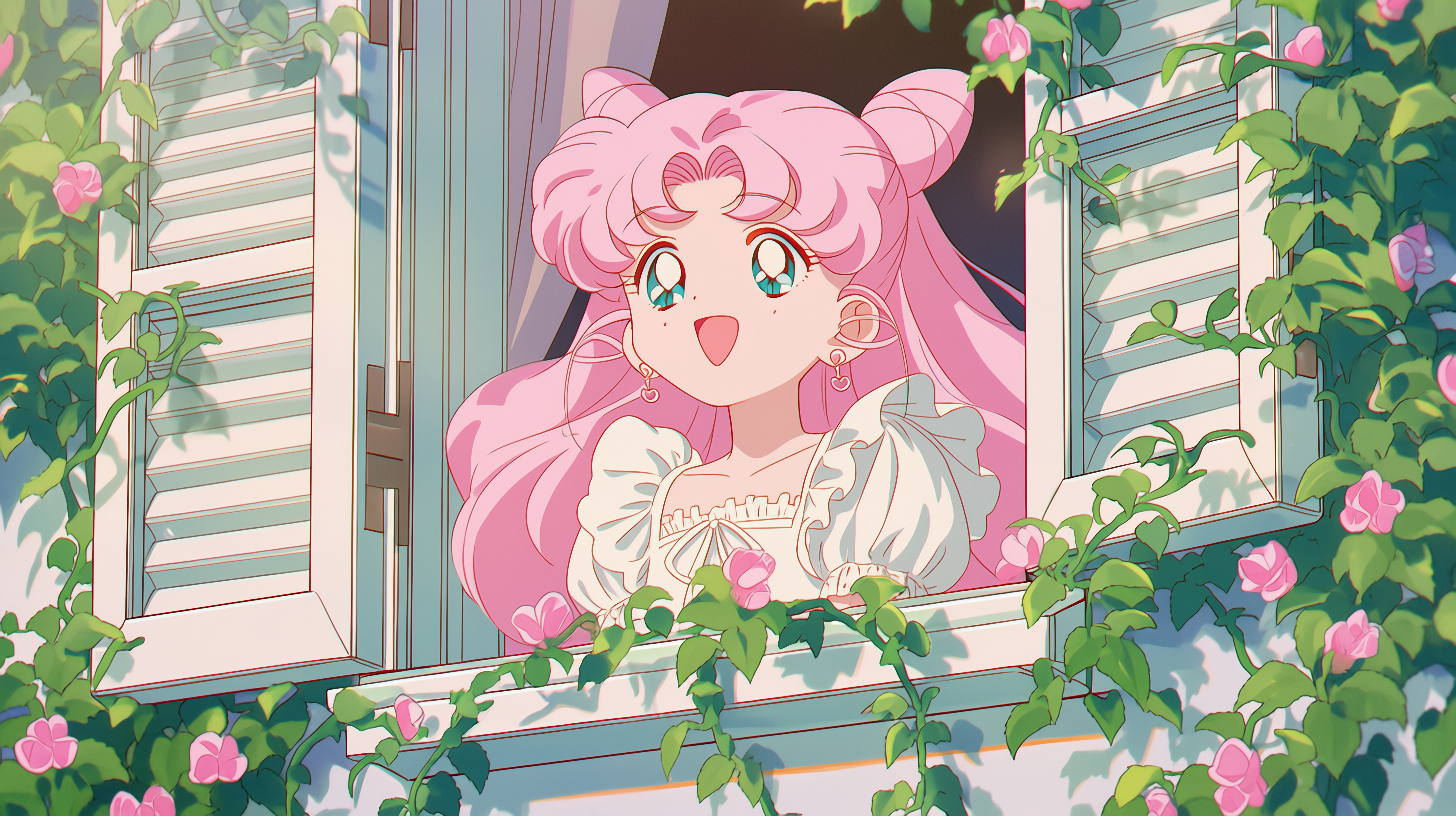 窗边的少女