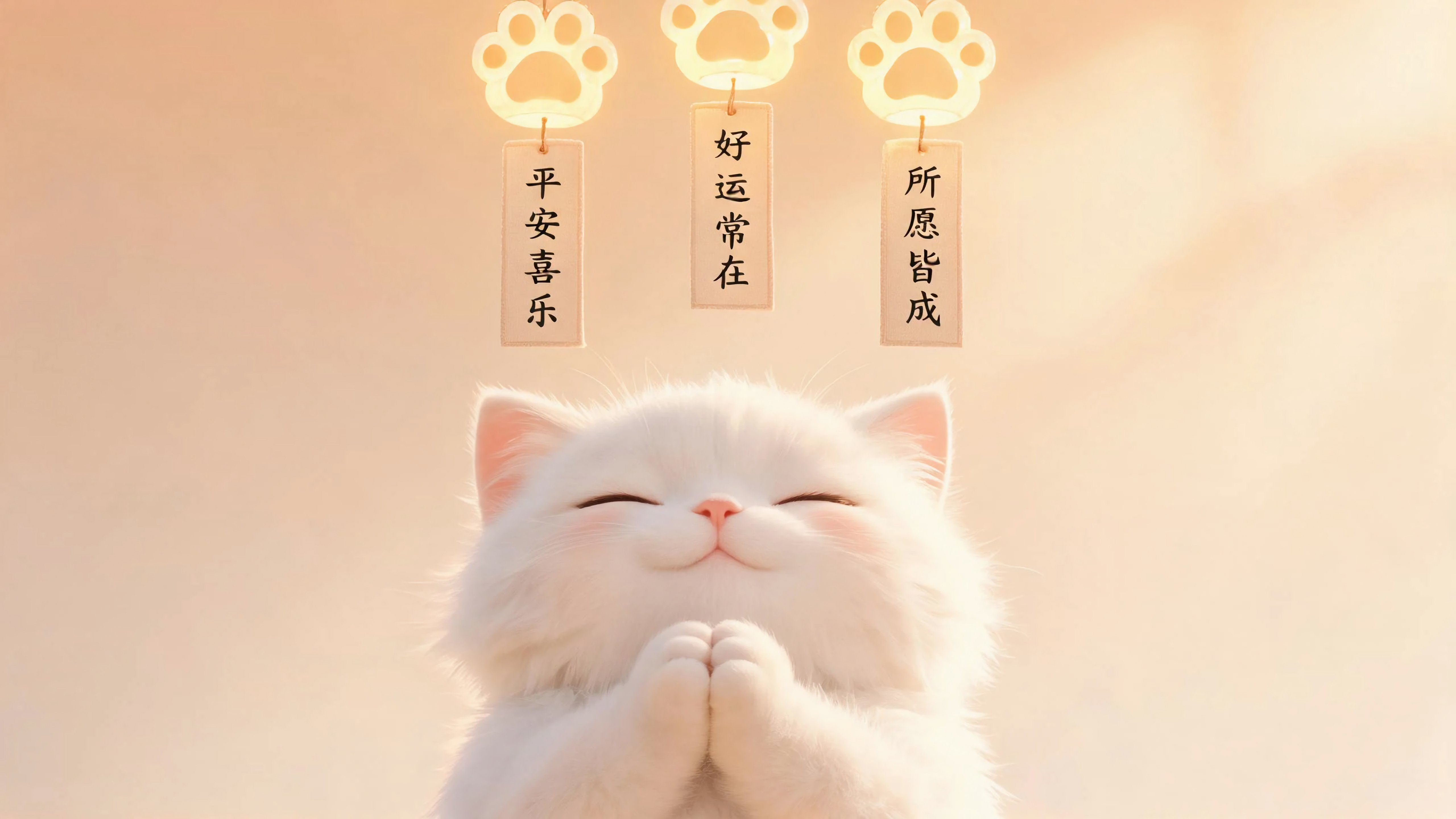祈祷的猫咪