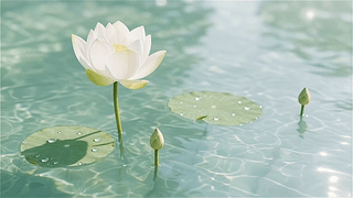 清池白荷