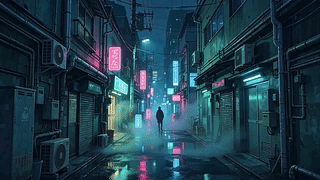 夜色街道