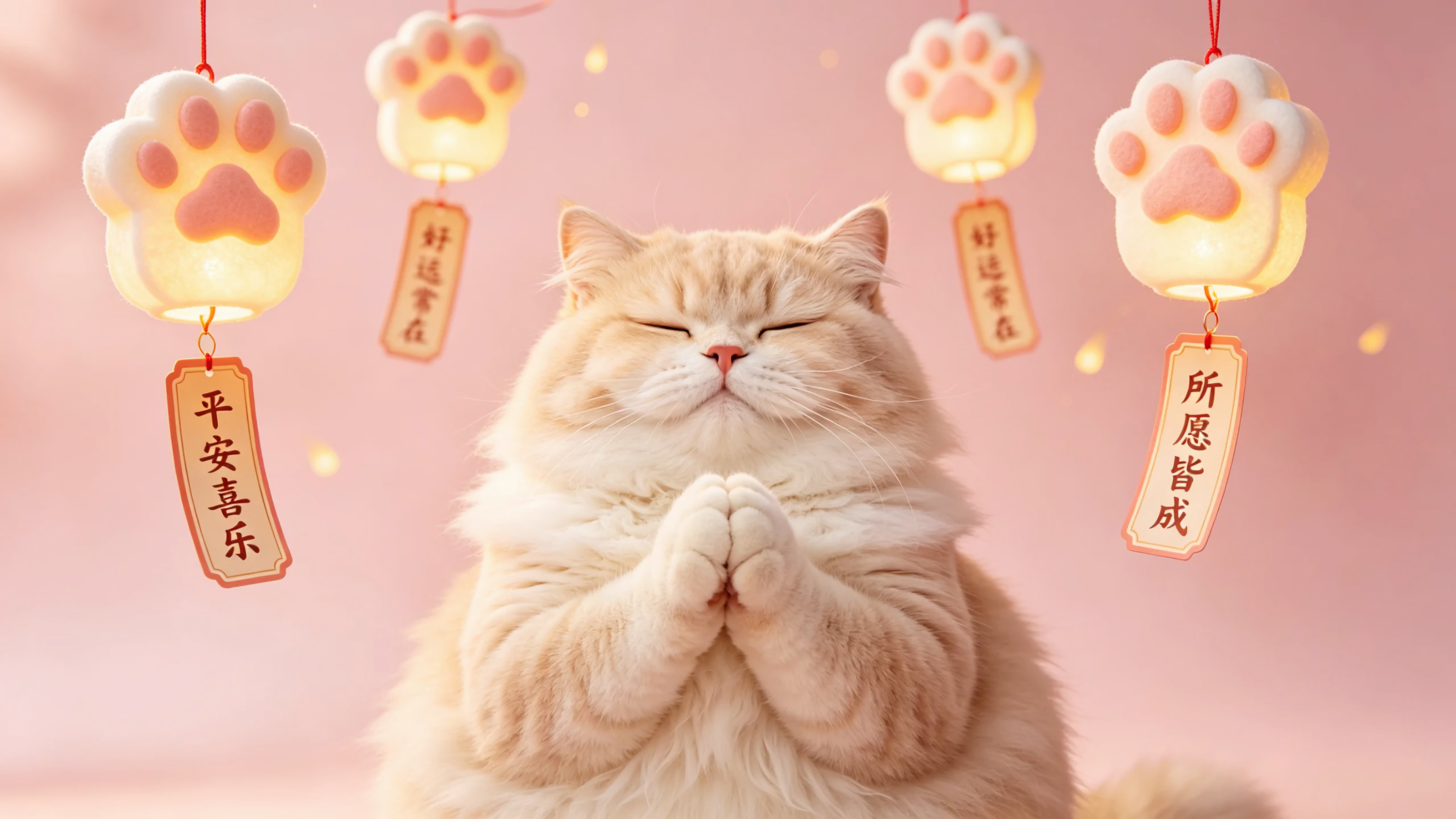 祈祷的猫咪