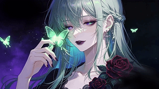 暗黑系幻蝶少女