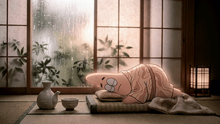 派大星雨天小憩