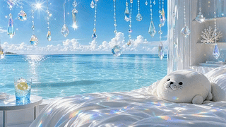 清新海景卧室