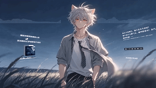 旷野听音的猫耳少年（音乐交互）