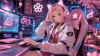 电竞少女春野樱