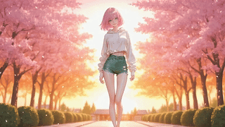 二次元治愈美女