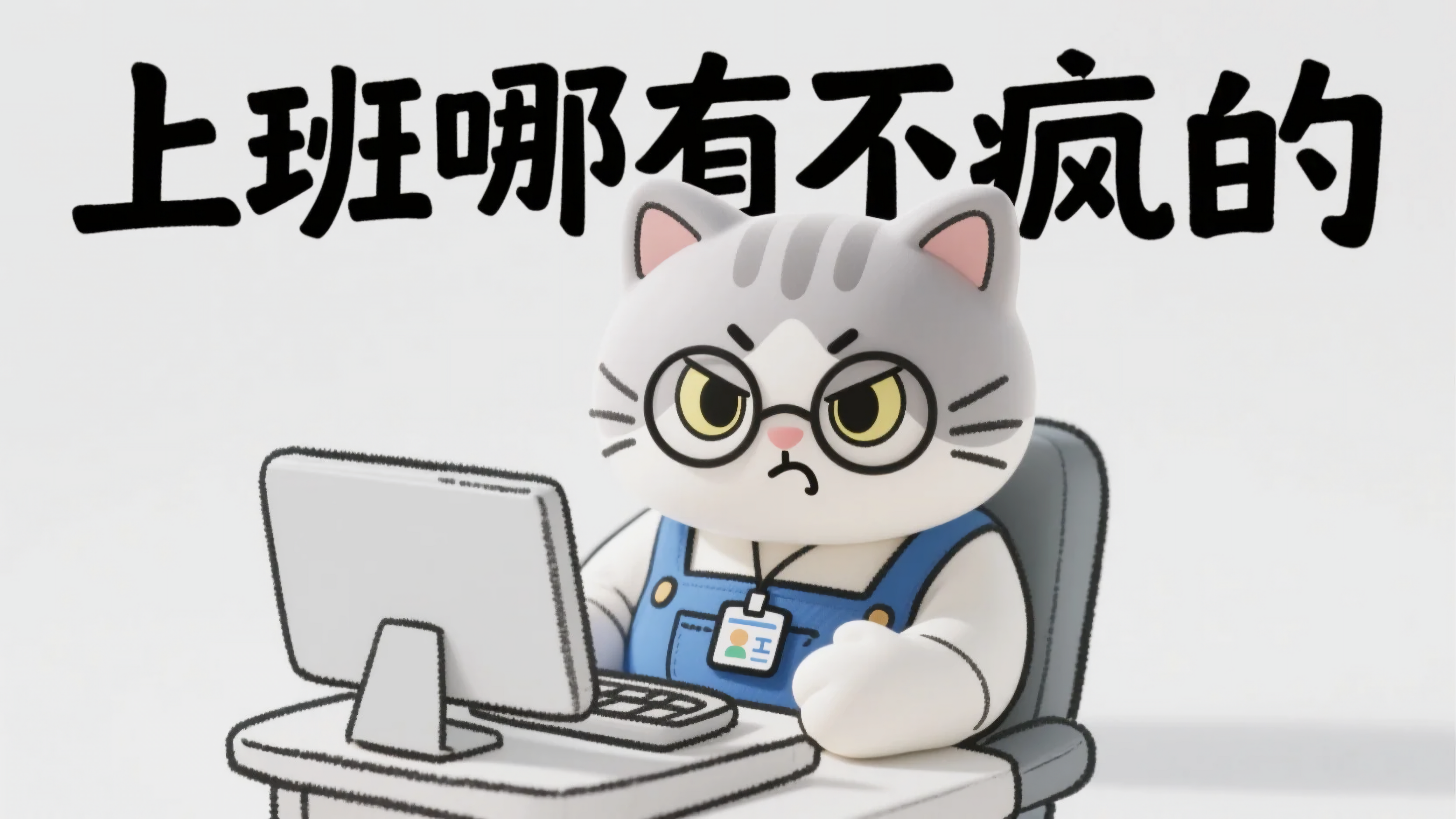 上班哪有不发疯的