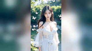飞舞的美女
