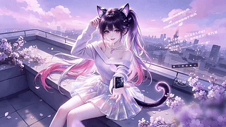天台猫耳少女的音乐畅听（音乐互动）