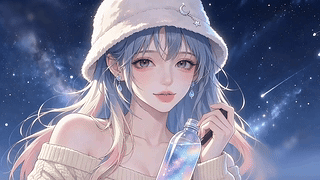 许愿瓶女孩