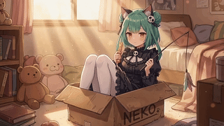 纸箱里的猫娘