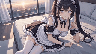 女仆少女