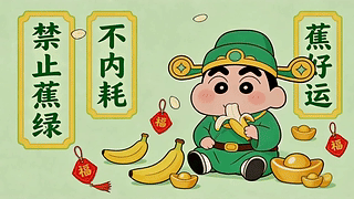 禁止蕉绿 蕉好运