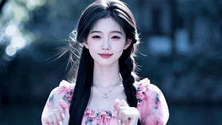 粉裙少女