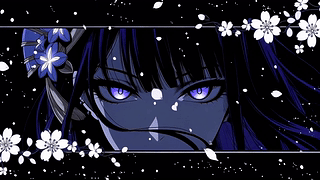 暗夜紫眸少女