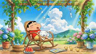夏日午后悠闲小憩