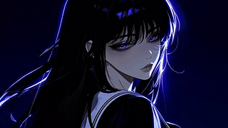 暗夜紫光少女