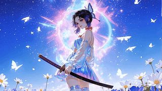 星空蝶舞少女