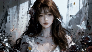 泪蝶玫瑰少女