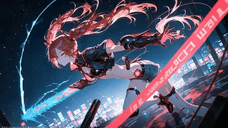 红发赛博少女