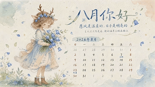 八月你好