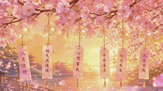 樱花风铃下的祝福
