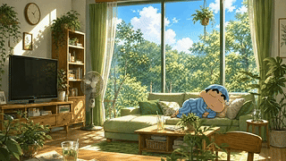小新夏季午后小憩