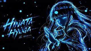 幽蓝光影少女