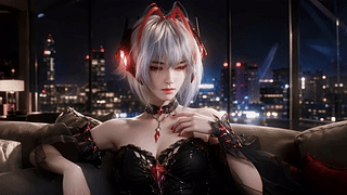 暗夜都市酷感少女