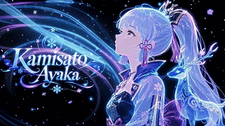 梦幻霓虹冰雪少女