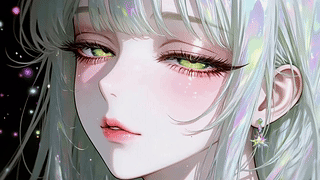 幻彩绿瞳少女